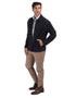 Camisola de piel en color Azul Marino, marca Perry Ellis para Caballero.